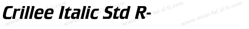 Crillee Italic Std R字体转换